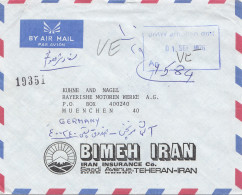 1976: Air Mail Teheran To BMW - Iran