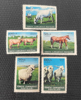 1964 Turkey, Farm Animal Stamps, Full Set, MLH, VF - Neufs