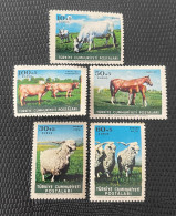 1964 Turkey, Farm Animal Stamps, Full Set, MLH, VF - Nuevos