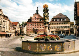 72858953 Schwaebisch Gmuend Marktplatz Brunnen Schwaebisch Gmuend - Schwäbisch Gmünd