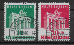 MiNr. 101-102, Luxus Gestempelt Hildesheim, Voller Originalgummi, 1949 - Oblitérés
