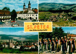 72856442 St Peter Schwarzwald Marktplatz Kirche Fliegeraufnahme Festzug St. Pete - St. Peter