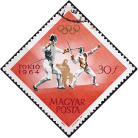 Hungary 1964 - Mi 2031 - YT 1649 ( Mexico Olympic Games : Fencing ) - Fencing