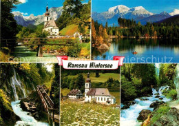 72855386 Hintersee Berchtesgaden Kirche Seepartie Wasserfall Kirche Hintersee Be - Berchtesgaden