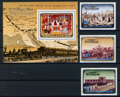 Nordkorea 2491-2493, Block 182 Postfrisch Eisenbahn #IX055 - Armenia