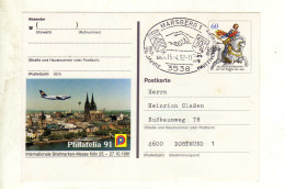 Carte Prêt à Poster ALLEMAGNE DEUTSCHE BUNDESPOST Oblitération MARSBERG 1 15/04/1992 - Geïllustreerde Postkaarten - Gebruikt