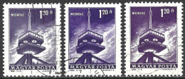 Hungary 1964 - Mi 2010 - YT 1565 ( Television Tower, Miskolc ) Three Shades Of Color - Errors, Freaks & Oddities (EFO)