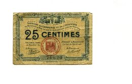 25 Centimes Syndicat De Commerce De Rochefort-sur-Mer - Chamber Of Commerce