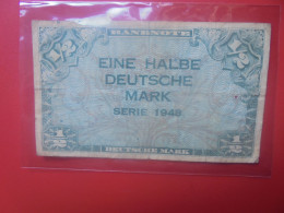 OCCUPATION ALLIEE 1/2 MARK 1948 Circuler (B.33) - 1/2 Mark