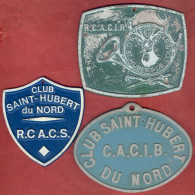 ** LOT  3  PLAQUES  ST. HUBERT ** - Other & Unclassified