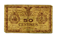 50 Centimes Ville De St Brieuc - Bons & Nécessité