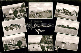 72850671 Steinhuder Meer Strand Promenade Seglerhafen Insel Wilhelmstein Wunstor - Steinhude