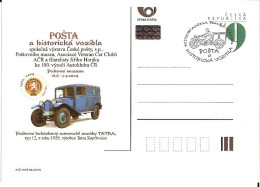 CDV PM 40 Czech Republic Tatra Automobiles 2004 Car Motorcycle Cancel Heraldic Lion - Motos