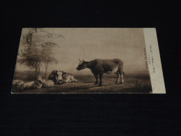 70277-  ANCIENNE CARTE - 1912  / KOEIEN / COWS / KÜHE / VACHES / MUSEE DE DIJON / POTTER, PAYSAGE ET ANIMAUX - Koeien
