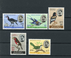 Äthiopien 425-429 Postfrisch Vögel #JM528 - Ethiopie