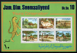 Somalia Block 8 Postfrisch Wildtiere #IN995 - Somalie (1960-...)