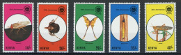 Kenia 626-30 Postfrisch Insekten #JT835 - Kenya (1963-...)