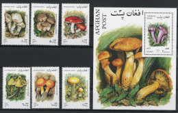 Afghanistan 1951-1956 + Bl. 120 Postfrisch Pilze #JR702 - Afghanistan