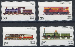 Indien 673-676 Postfrisch Eisenbahn #IX231 - Otros & Sin Clasificación
