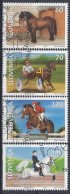 SLOVENIA 263-266,used,hinged,horses - Slowenien