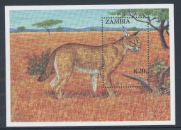 Sambia Block 14 Postfrisch Tiere #JK443 - Nyassaland (1907-1953)