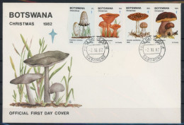 Botswana 317-320 Pilze Ersttagesbrief/FDC #JO785 - Botswana (1966-...)