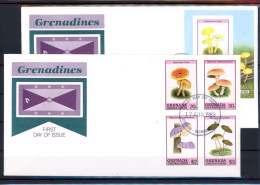 Grenada/Grenadinen 1193-1194, 96-97 Pilze Ersttagesbrief/FDC #JR621 - Anguilla (1968-...)