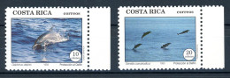 Costa Rica 1417-1418 Postfrisch Delfine #HK781 - Costa Rica