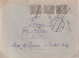 Poland 1934 Fi 254 Cover Sieradz To France (17 V 34) - Covers & Documents