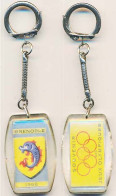 Porte-clefs "Grenoble Dauphin" X° Jeux Olympiques D'Hiver De Grenoble 1968 Olympic Games 68 - Sonstige & Ohne Zuordnung
