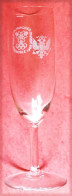 Flûte à Champagne Canard Duchêne GRENOBLE X° Jeux Olympiques D'Hiver 1968 Olympic Games 68 - Habillement, Souvenirs & Autres