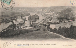 FRANCE  -  Le Petit Andely - Vue D'ensemble Sur La Ville Et Le Château Gaillard - Carte Postale Ancienne - Les Andelys