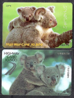 Japan 2V Highway Koala Used Cards - Dschungel