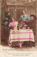 FANTAISIES - La Vie De Bohème - Colorisé - Animé - Carte Postale Ancienne - Donne