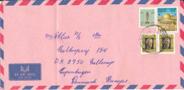 Iraq Air Mail Cover Sent To Denmark (the Cover Is Folded In The Left Side) - Iraq