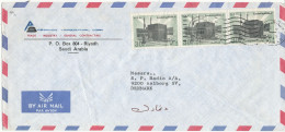 Saudi Arabia Air Mail Cover Sent To Denmark 13-11-1980 - Arabie Saoudite