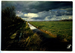 CPSM / CPM 10.5 X 15 Prestige CHARENTE-MARITIME  Canal Orage Chemin Photo Leicographie M. Guillard - Agence Scope - Poitou-Charentes