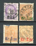 BE-30 Norvège N° 58 à 62 Oblitéré Sauf 59 à 10% De La Cote.   A Saisir !!!. - Used Stamps