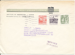 Yugoslavia Cover Sent Germany Zagreb - Covers & Documents