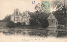 FRANCE  - St Bomer (E Et L) - Vue Générale - Vue De L'extérieur Du Château -Château De La Grève- Carte Postale Ancienne - Nogent Le Rotrou