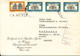 Argentina Cover Sent Air Mail From Hungarian Embassy Buenos Aires To Hungary Received 15-1-1979 - Lettres & Documents