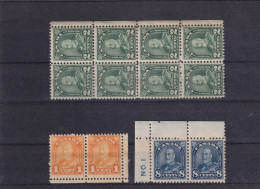 Canada 1930 Sc 171 Mi 148 Yt 149 Corner MNH** + Yt 140 + 142 - Unused Stamps