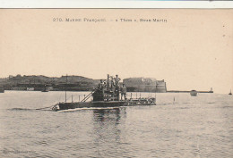  ***  BATEAUX  ****   MARINE MILITAIRE --- Sous Marin  Thon  TTB Neuve  - Submarines