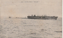  ***  BATEAUX  ****   MARINE MILITAIRE --- Sous Marin MARIOTTE  TTB Neuve  - Submarines