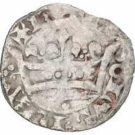 France, Charles IV, Double Parisis, 1323-1328, Billon, TB+, Duplessy:244b - 1322-1328 Charles IV The Fair