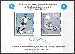 Germania/Germany/Allemagne: Bozzetti Non Adottati, Sketches Not Adopted, Croquis Non Adoptés, Per Lo Sport, For Sport, - Wasserball