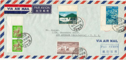 Japan Air Mail Cover Sent To USA Ichikawashi Chiba - Ken 5-6-1974 - Luftpost