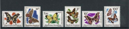 Ruanda 147-152 Postfrisch Schmetterling #JT934 - Otros & Sin Clasificación