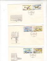 CECOSLOVACCHIA  1967 - Yvert  1608/13 - Aerei - Airmail