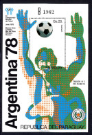Paraguay Block 324 Postfrisch Fußball WM 1978 #JR979 - Paraguay